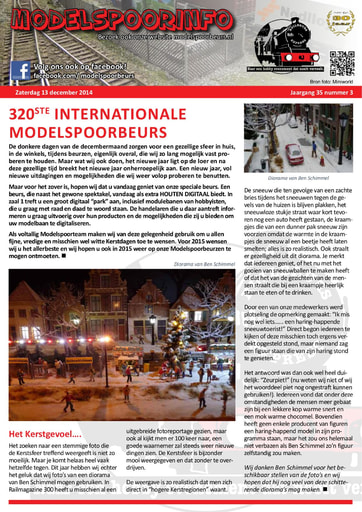 Modelspoorinfo Jaargang 35 nummer 3 Kerstnummer