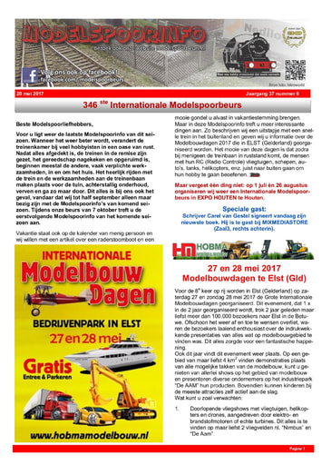 Modelspoorinfo Jaargang 37 nummer 6