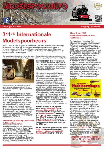 Modelspoorinfo Jaargang 33 nummer 6